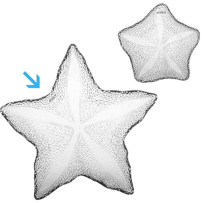 Avet Plato Estrella Mar Cerámica Diámetro 34,5 cm (4 Unidades) Colección Marina